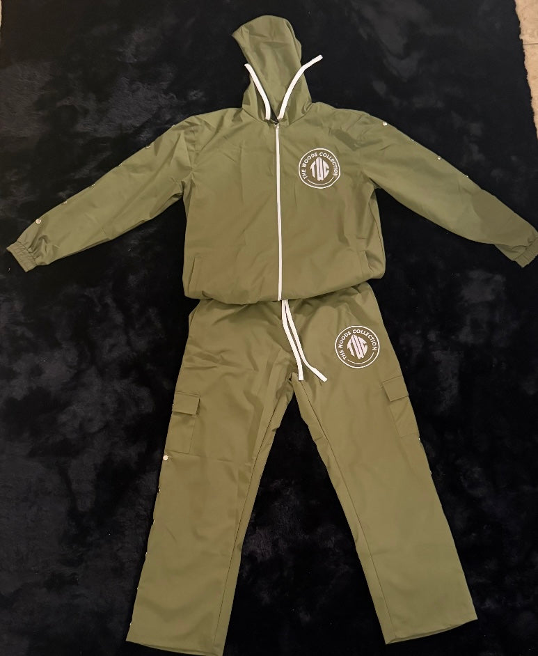 Army Green Track Suit