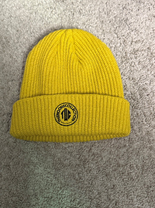 TWC Beanie Embroidery Mustard