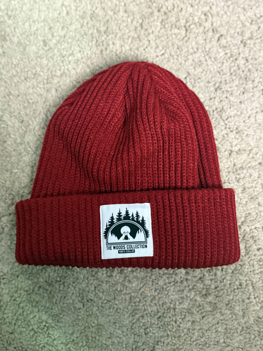 TWC Beanie Patch Burgundy