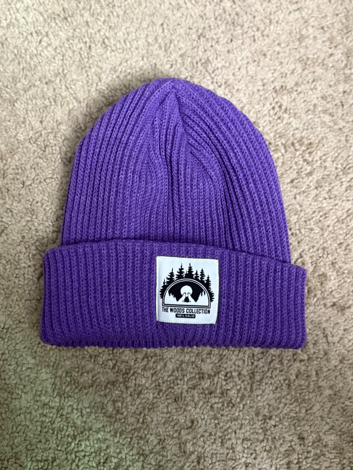 TWC Beanie Patch Purple
