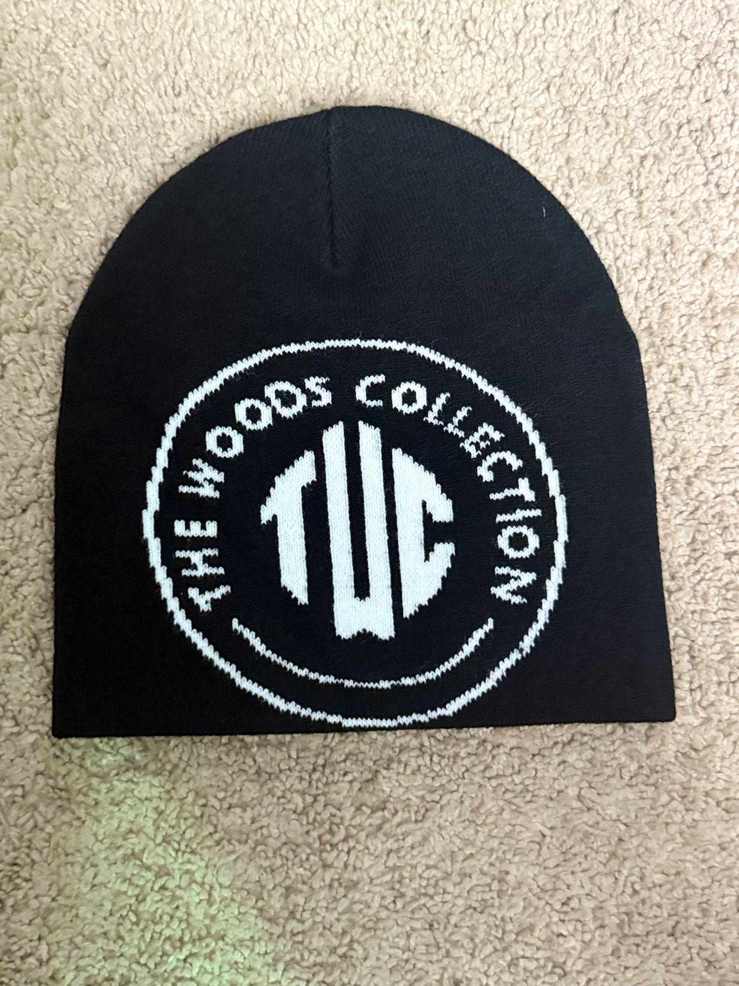 TWC Skull Beanie BLACK